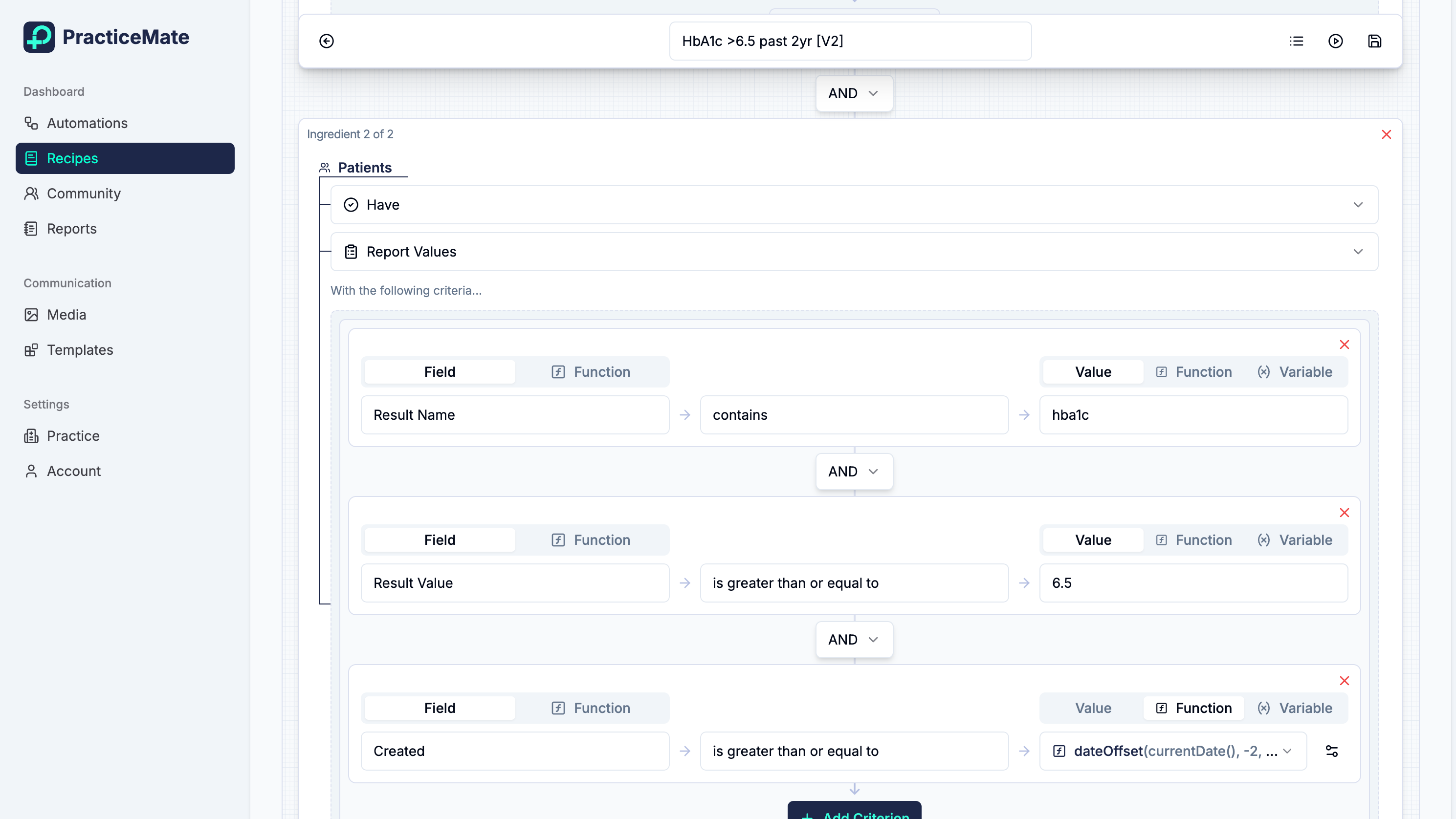 app screen